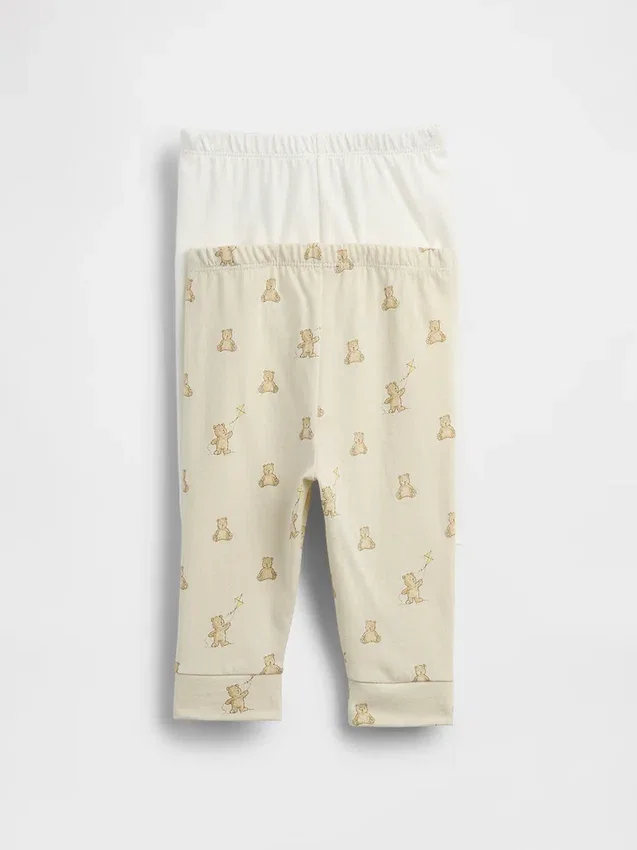 Baby First Favorites Παντελόνια από βιολογικό βαμβάκι που φοριούνται εύκολα (πολλαπλή συσκευασία)
