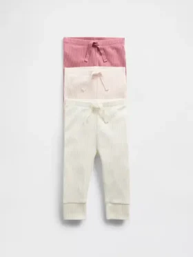Baby First Favorites Παντελόνια με λεπτές ραβδώσεις (Σετ 3 τεμαχίων)