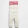 Baby First Favorites Παντελόνια με λεπτές ραβδώσεις (Σετ 3 τεμαχίων)