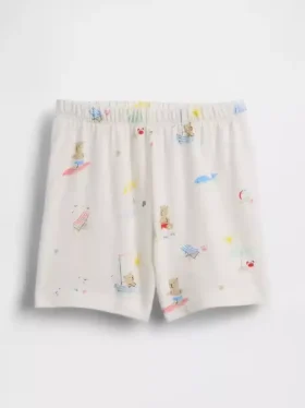 Baby First Favorites Σορτς Beach Bear από βιολογικό βαμβάκι