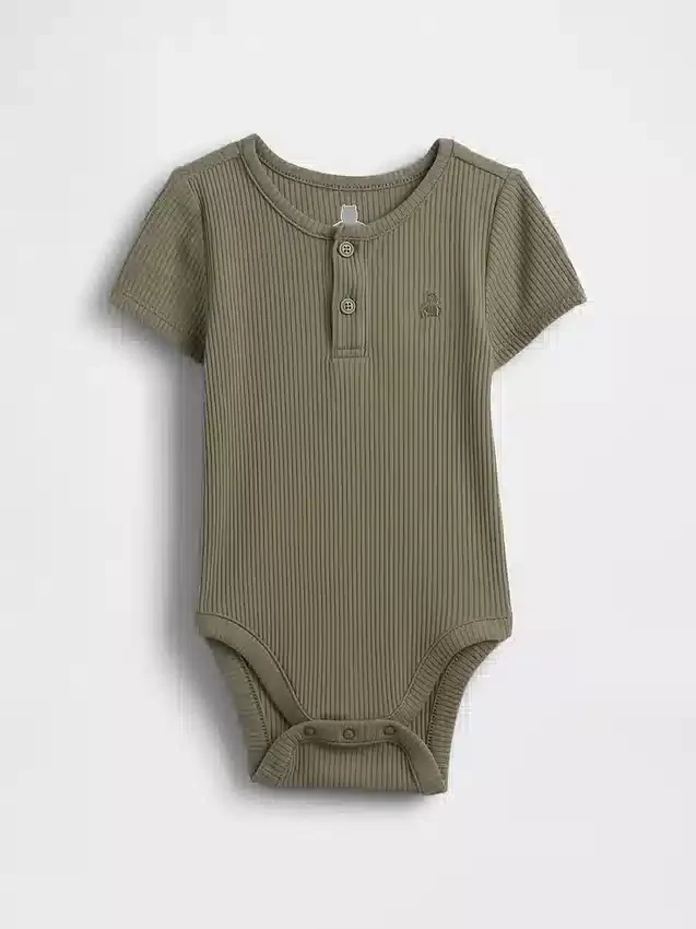 Baby First Favorites Tinyrib Henley Κορμάκι
