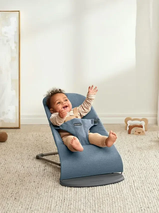 Babybjorn Woven Melange Baby Bouncer Bliss