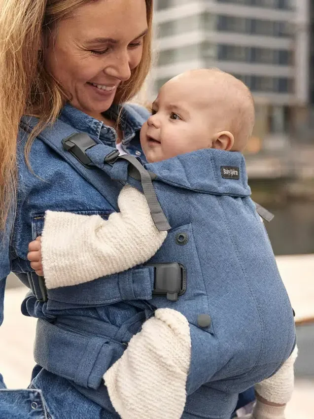 Babybjorn Υφασμάτινη τσάντα με μελανζέ χρώμα για το μάρσιπο Harmony