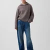 CashSoft Oversized Shaker-Stitch Hoodie
