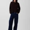 CashSoft Oversized Shaker-Stitch Hoodie