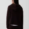 CashSoft Oversized Shaker-Stitch Hoodie