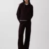 CashSoft Oversized Shaker-Stitch Hoodie