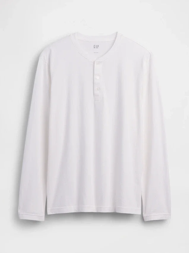 Χαλαρό πουκάμισο Henley