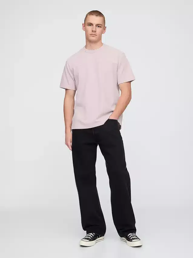 Χαλαρό T-shirt από πικέ