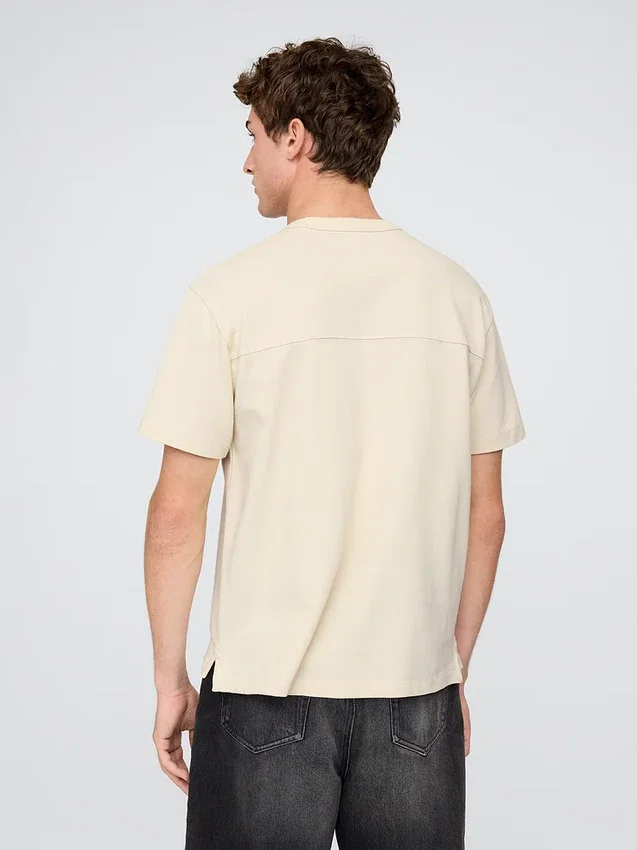 Χαλαρό T-shirt από πικέ
