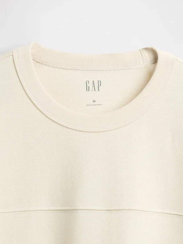 Χαλαρό T-shirt από πικέ