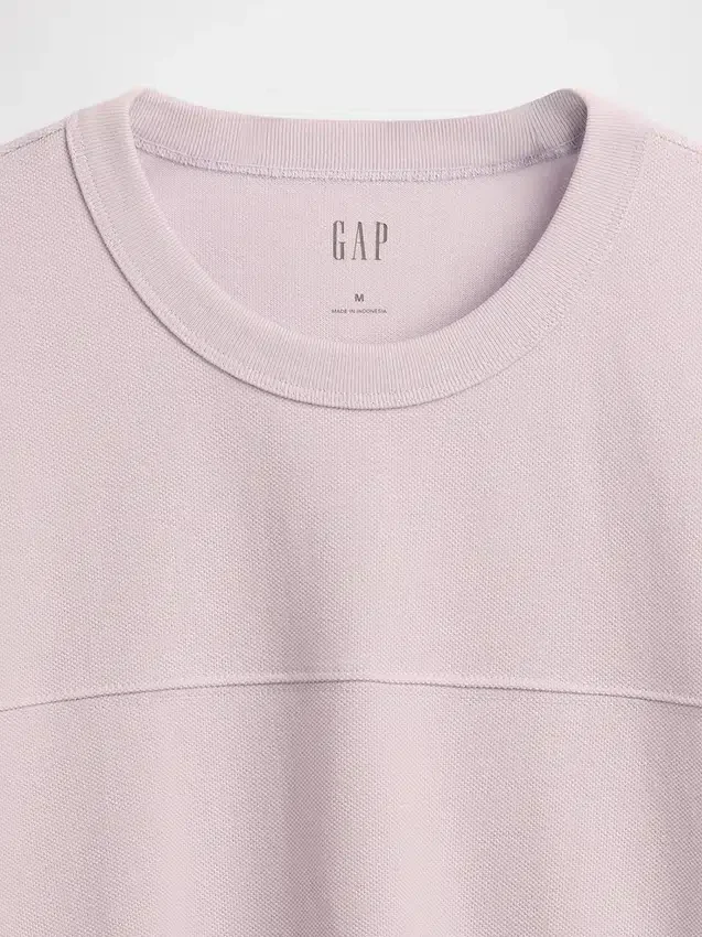 Χαλαρό T-shirt από πικέ