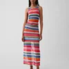 Διαφανές αμάνικο μπλουζάκι Gapstudio Happy Stripe