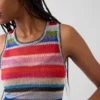 Διαφανές αμάνικο μπλουζάκι Gapstudio Happy Stripe
