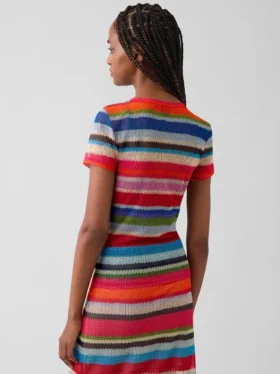 Διαφανές T-shirt με ρίγες «Happy Stripe» της Gapstudio