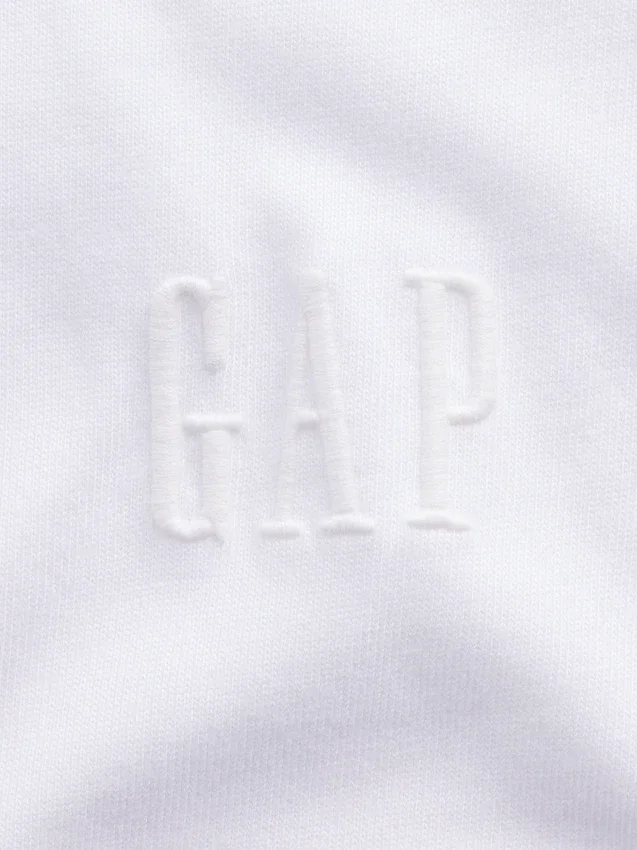 Ενήλικων, βαρύ, χαλαρό T-shirt με λογότυπο