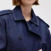 Εξαιρετικά απαλό κοντό τζάκετ τύπου τρέντς από τζιν