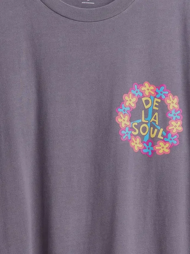 Φαρδύ μπλουζάκι με σχέδιο De La Soul