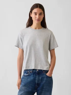 Φαρδύ T-shirt από βαμβάκι Supima®