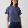 Φαρδύ T-shirt από βαμβάκι Supima®