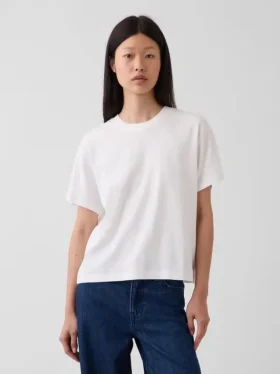 Φαρδύ T-shirt από βαμβάκι Supima®