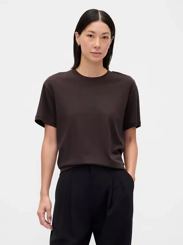 Φαρδύ T-shirt από βαμβάκι Supima®