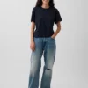 Φαρδύ T-shirt από βαμβάκι Supima®