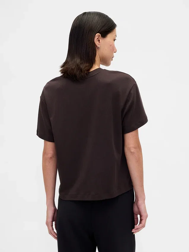 Φαρδύ T-shirt από βαμβάκι Supima®