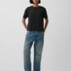 Φαρδύ T-shirt από βαμβάκι Supima®