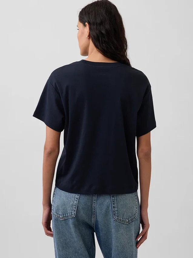 Φαρδύ T-shirt από βαμβάκι Supima®