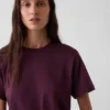 Φαρδύ T-shirt από βαμβάκι Supima®