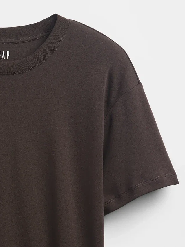 Φαρδύ T-shirt από βαμβάκι Supima®