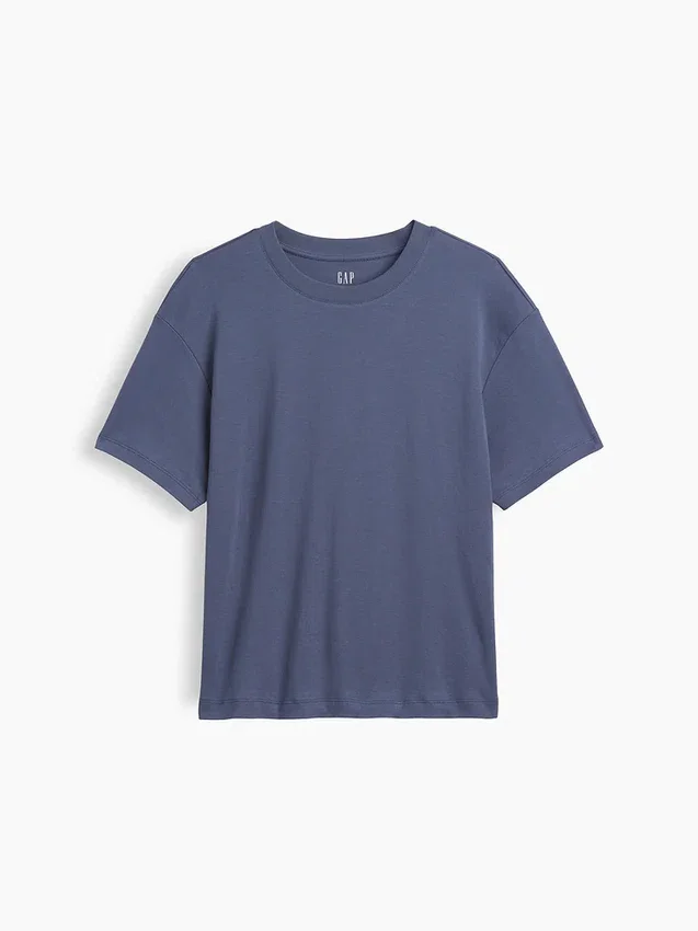 Φαρδύ T-shirt από βαμβάκι Supima®