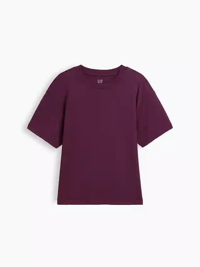 Φαρδύ T-shirt από βαμβάκι Supima®