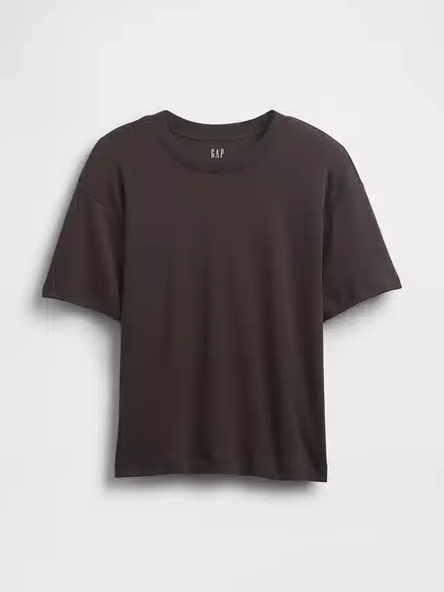 Φαρδύ T-shirt από βαμβάκι Supima®