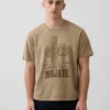 Φαρδύ T-shirt με γραφικά Snoopy Mojave
