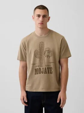 Φαρδύ T-shirt με γραφικά Snoopy Mojave