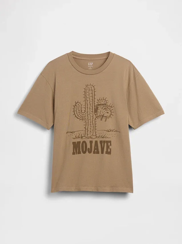 Φαρδύ T-shirt με γραφικά Snoopy Mojave