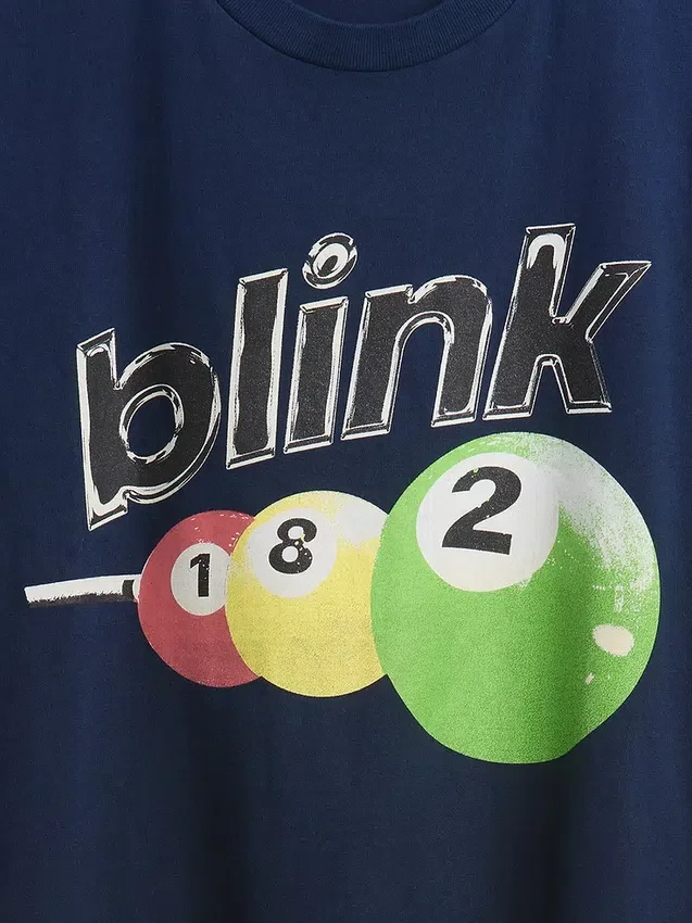 Φαρδύ T-shirt με σχέδιο Blink 182