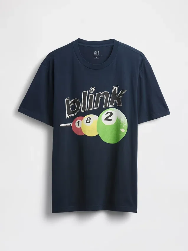 Φαρδύ T-shirt με σχέδιο Blink 182
