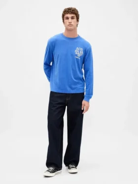 Φαρδύ T-shirt με σχέδιο Keith Haring