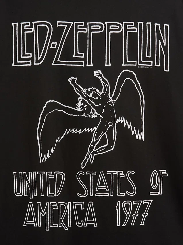 Φαρδύ T-shirt με σχέδιο Led Zeppelin