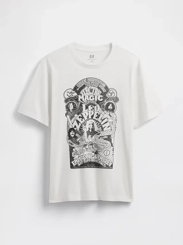 Φαρδύ T-shirt με σχέδιο Led Zeppelin