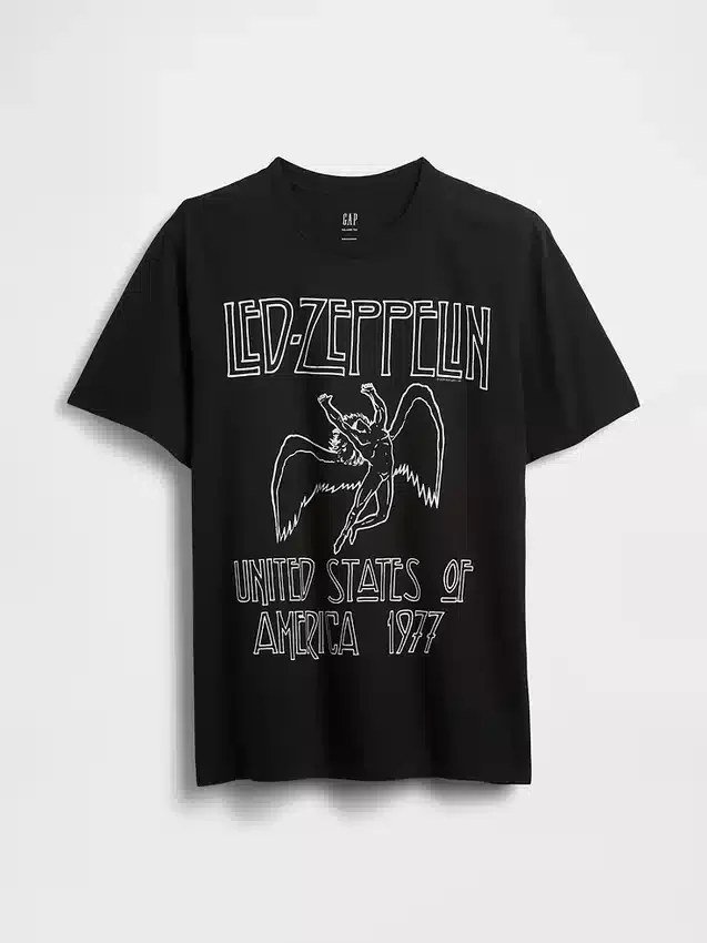 Φαρδύ T-shirt με σχέδιο Led Zeppelin