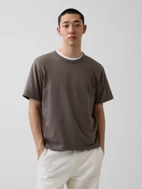 Φαρδύ T-shirt βαρέως βάρους για ενήλικες