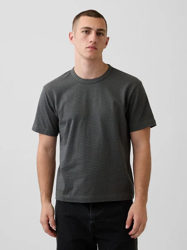 Φαρδύ T-shirt βαρέως βάρους για ενήλικες