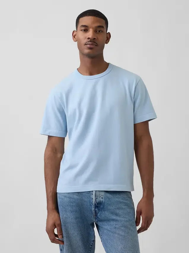 Φαρδύ T-shirt βαρέως βάρους για ενήλικες