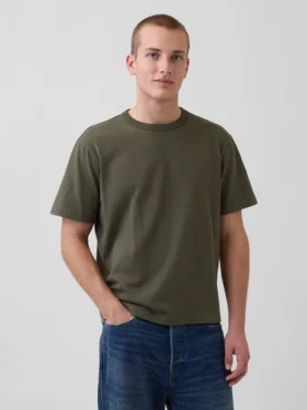 Φαρδύ T-shirt βαρέως βάρους για ενήλικες