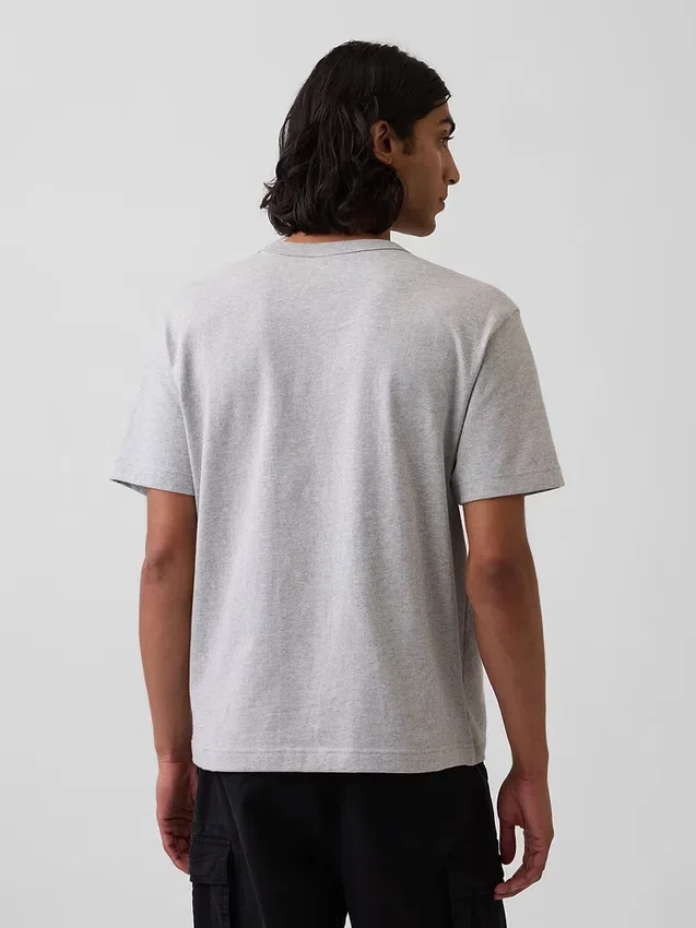 Φαρδύ T-shirt βαρέως βάρους για ενήλικες