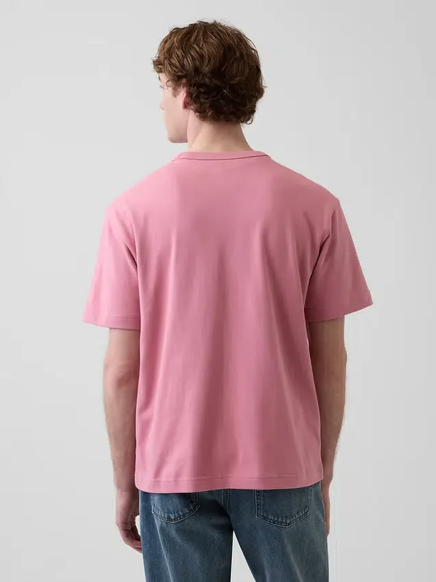 Φαρδύ T-shirt βαρέως βάρους για ενήλικες